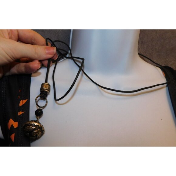 Oversized Brutalist Drop Pendant Necklace - Picture 4 of 5